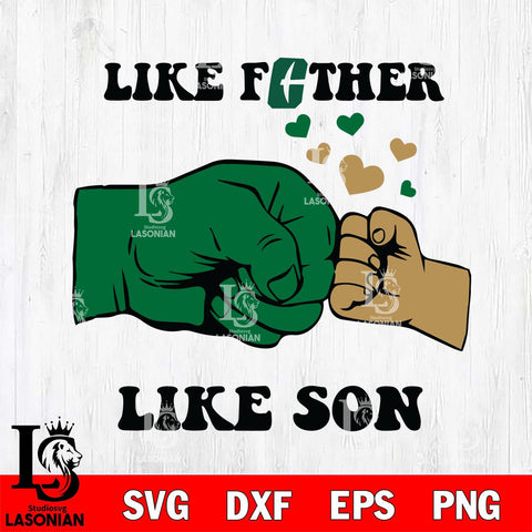 Charlotte 49ers Like Father Like Son Svg Eps Dxf Png File, Digital Download, Instant Download