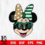 Charlotte 49ers Minnie Mouse Love Svg Eps Dxf Png File, NCAA svg, Digital Download, Instant Download