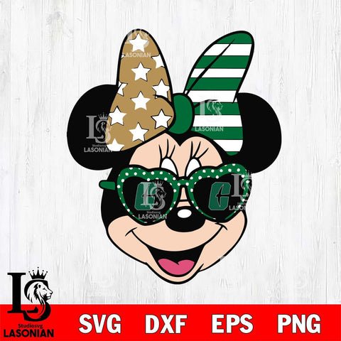 Charlotte 49ers Minnie Mouse Love Svg Eps Dxf Png File, NCAA svg, Digital Download, Instant Download