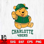 Charlotte 49ers Pooh Bear Disney, Svg Eps Dxf Png File, Digital Download