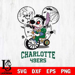 Charlotte 49ers Stitch Jigsaws Halloween Svg Eps Dxf Png File, Digital Download, Instant Download