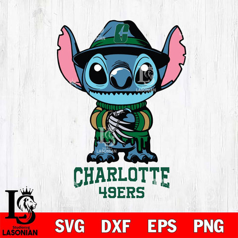 Charlotte 49ers Stitich Freddy Krueger Svg Eps Dxf Png File, NCAA svg, Digital Download, Instant Download