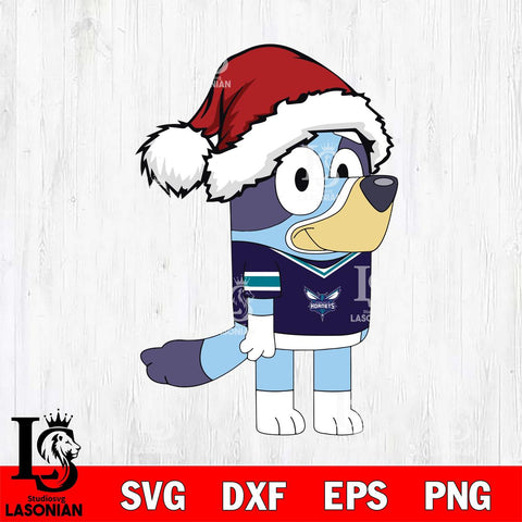 Charlotte Hornets Bluey Cartoon Christmas Svg Eps Dxf Png File, Digital Download, Instant Download