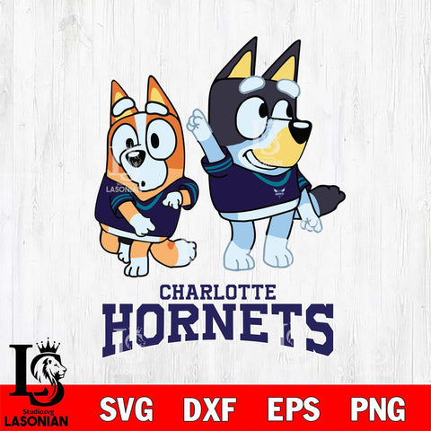 Charlotte Hornets Bluey Chilli Mode Dance Svg Eps Dxf Png File, Digital Download, Instant Download