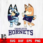 Charlotte Hornets Bluey Chilli Sport Svg Eps Dxf Png File, Digital Download, Instant Download