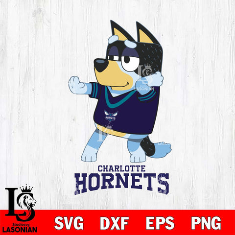 Charlotte Hornets Bluey Dad Dance Svg Eps Dxf Png File, Digital Download, Instant Download