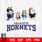 Charlotte Hornets Bluey Dance Mode Squats Svg Eps Dxf Png File, Digital Download, Instant Download