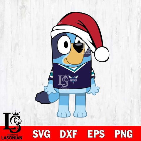 Charlotte Hornets Bluey Dog Christmas Svg Eps Dxf Png File, Digital Download, Instant Download