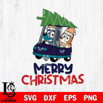 Charlotte Hornets Bluey Merry Christmas Svg Eps Dxf Png File, Digital Download