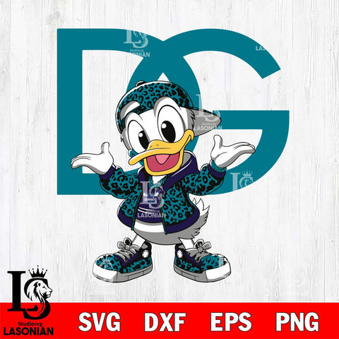 Charlotte Hornets Dolce And Gabbana Donald Duck Disney Svg Eps Dxf Png File, Digital Download, Instant Download