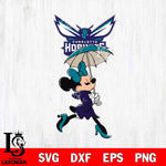 Charlotte Hornets Fancy Minnie Svg Eps Dxf Png File, Digital Download, Instant Download