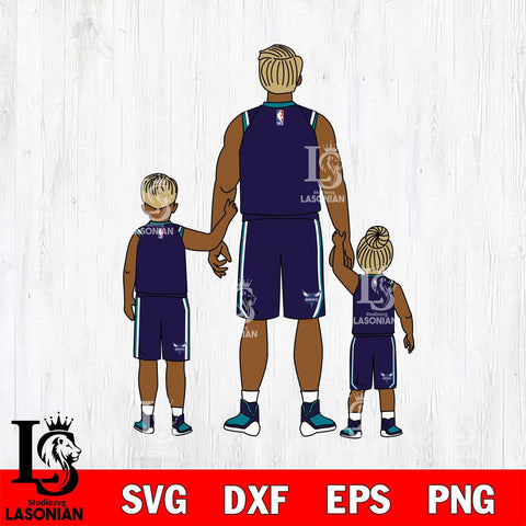 Charlotte Hornets Father day , Best Dad Ever , NBA Basketball Svg Eps Dxf Png File, Digital Download, Instant Download