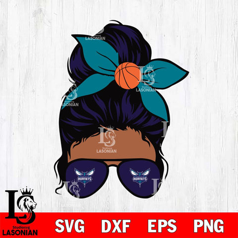 Charlotte Hornets Girls sport 9 Svg Eps Dxf Png File, Digital Download, Instant Download