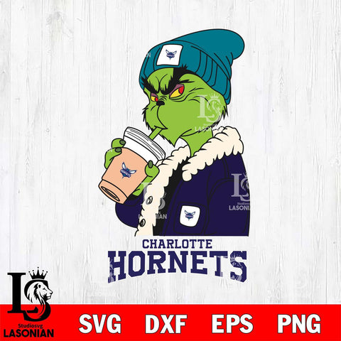 Charlotte Hornets Grinch Bougie Football Svg Eps Dxf Png File, Digital Download, Instant Download