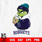 Charlotte Hornets Grinch Bougie Sport Svg Eps Dxf Png File, Digital Download, Instant Download