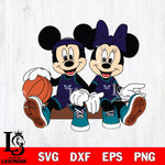 Charlotte Hornets Mickey Minne 2 Nba Svg Eps Dxf Png File, NBA svg, Digital Download, Instant Download