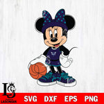 Charlotte Hornets Mickey Minne Nba Svg Eps Dxf Png File, NBA svg, Digital Download, Instant Download