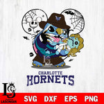 Charlotte Hornets Stitch Freddy Krueger Halloween Svg Eps Dxf Png File, Digital Download, Instant Download