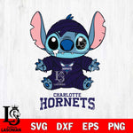 Charlotte Hornets Stitch Mummy Svg Eps Dxf Png File, NBA svg, Digital Download, Instant Download