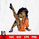 Chicago Bears Betty Boop Tattoo Girl SVG Svg Eps Dxf Png File, Digital Download, Instant Download