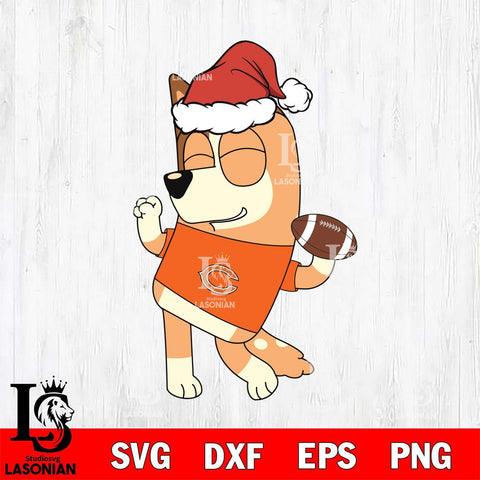 Chicago Bears Bluey Chilli Christmas Svg Eps Dxf Png File, Digital Download, Instant Download