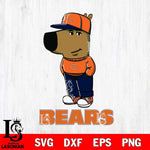 Chicago Bears Chill Guy Svg