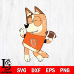 Chicago Bears Chilli bluey NFL Svg Eps Dxf Png File, Digital Download, Instant Download