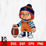 Chicago Bears Chucky Horror 6 Svg Eps Dxf Png File, NFL svg, Digital Download, Instant Download