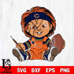 Chicago Bears Chucky Horror 9 Svg Eps Dxf Png File, NFL svg, Digital Download, Instant Download