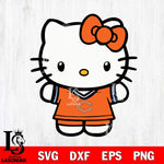 Chicago Bears Cute Hello Kitty Football 6 Svg Eps Dxf Png File, NFL svg, Digital Download, Instant Download