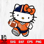 Chicago Bears Cute Hello Kitty Football 9 Svg Eps Dxf Png File, NFL svg, Digital Download, Instant Download