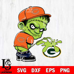 Chicago Bears Frankenstein Piss On Green Bay Packers Svg Eps Dxf Png File, Digital Download, Instant Download