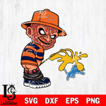 Chicago Bears Freddy Krueger Piss On Detroit Lions Svg Eps Dxf Png File, Digital Download, Instant Download