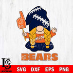 Chicago Bears Gnomes Fan Svg Eps Dxf Png File, Digital Download, Instant Download