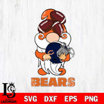 Chicago Bears Gnomes Helmet Svg Eps Dxf Png File, Digital Download, Instant Download