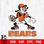 Chicago Bears Goofy Disney, Svg Eps Dxf Png File, Digital Download