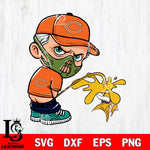 Chicago Bears Hannibal Lecter Piss On Minnesota Vikings Svg Eps Dxf Png File, Digital Download, Instant Download