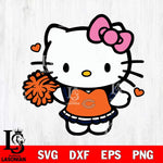 Chicago Bears Hello Kitty Cheerleader 6 Svg Eps Dxf Png File, Digital Download, Instant Download