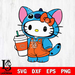 Chicago Bears Hello Kitty Stitch Football Svg Eps Dxf Png File, NFL svg, Digital Download, Instant Download