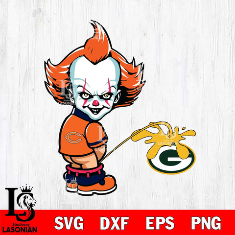 Chicago Bears IT Piss On Green Bay Packers Svg Eps Dxf Png File, Digital Download, Instant Download