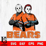 Chicago Bears Jason Voorhees 8 Svg Eps Dxf Png File, Digital Download