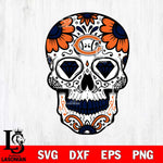 Chicago Bears Mexico Skull SVG 2