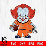 Chicago Bears Pennywise Horror Sport Svg Eps Dxf Png File, NFL svg, Digital Download, Instant Download