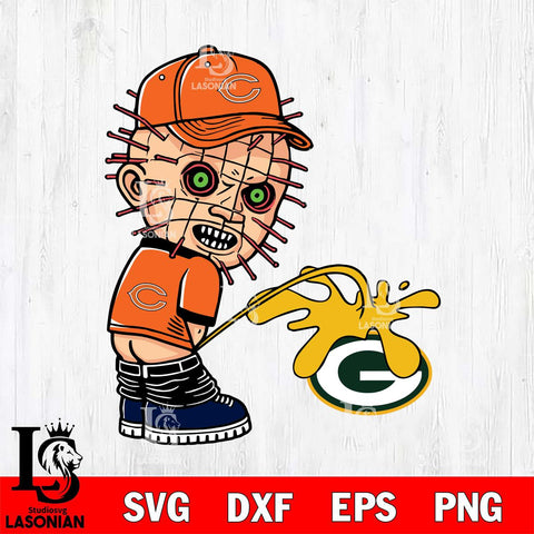 Chicago Bears Pinhead Piss On Green Bay Packers Svg Eps Dxf Png File, Digital Download, Instant Download