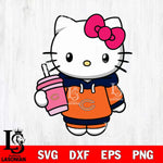 Chicago Bears Pretty Hello Kitty Svg Eps Dxf Png File, Digital Download, Instant Download