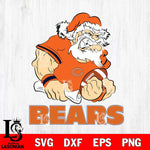 Chicago Bears Santa Claus Angry Svg Eps Dxf Png File,NFL Svg Files,Digital Download,Sublimation,Instant Download