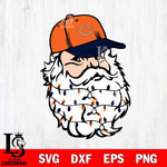 Chicago Bears Santa Claus Face Svg Eps Dxf Png File,NFL Svg Files,Digital Download,Sublimation,Instant Download