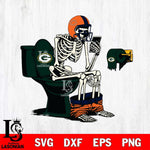 Chicago Bears Shit On Green Bay Packers Svg Eps Dxf Png File, Digital Download, Instant Download