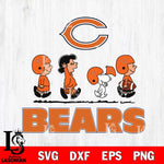 Chicago Bears Snoopy Sport 12 Svg Eps Dxf Png File, NFL svg, Digital Download, Instant Download