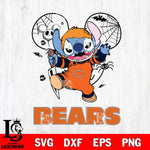 Chicago Bears Stitch Michael Halloween Svg Eps Dxf Png File, Digital Download, Instant Download